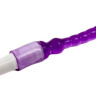Фиолетовый анальный стимулятор с вибрацией - 23,5 см. купить в секс шопе