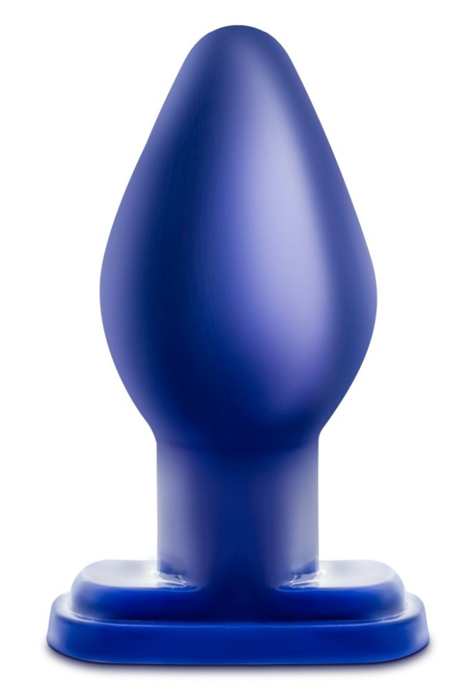 Синяя анальная пробка 02 Plug - 13,3 см. купить в секс шопе
