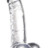Прозрачный фаллоимитатор из желейного материала JELLY JOY CARBONATE CLEAR - 15,2 см. купить в секс шопе