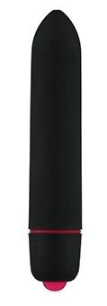 Черная компактная вибропуля Univibe - 9 см. купить в секс шопе