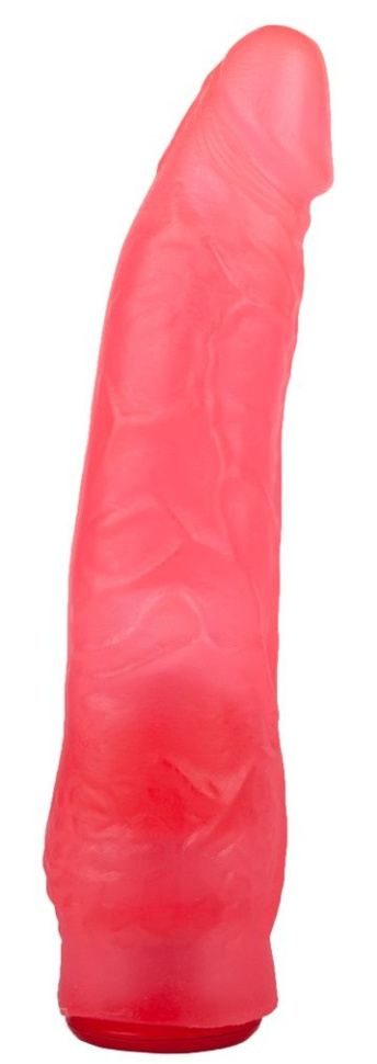 Реалистичная насадка Harness розового цвета - 17 см. купить в секс шопе