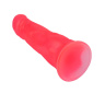 Розовый фаллоимитатор на присоске - 19,5 см. купить в секс шопе
