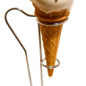 Вибратор I-Scream в виде рожка с мороженым - 14 см. купить в секс шопе