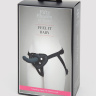 Черный страпон с вибрацией Feel It Baby Strap-On Harness Kit - 17,8 см. купить в секс шопе