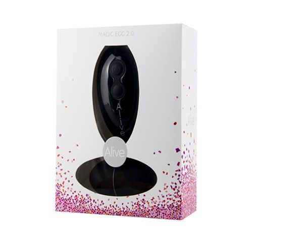 Чёрное виброяйцо Magic Egg 2.0 с пультом ДУ купить в секс шопе