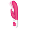 Розовый вибратор The Come Hither Rabbit XL с  манящим  эффектом купить в секс шопе