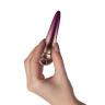 Фиолетовый клиторальный стимулятор Climaximum Bliss - 10 см. купить в секс шопе