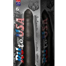 Черный анальный стимулятор в виде пальца на присоске - 15 см. купить в секс шопе