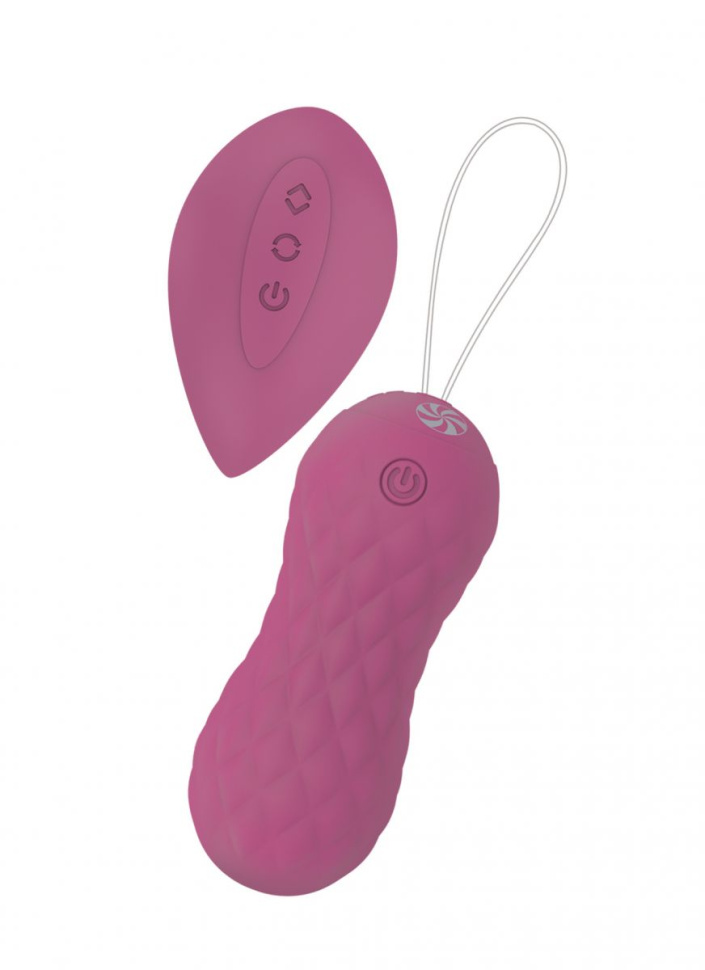 Фиолетовые вагинальные виброшарики Dea с пультом ДУ купить в секс шопе