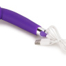 Фиолетовый вибратор Rechargeable IJOY Silicone Dildo - 16,5 см. купить в секс шопе