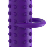 Фиолетовая вибропулька на палец Power Finger купить в секс шопе