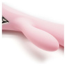 Нежно-розовый вибромассажер-кролик A-King - 22,6 см. купить в секс шопе