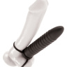 Рельефная насадка на пенис для двойной стимуляции Ribbed Double Trouble - 16,5 см. купить в секс шопе