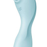 Голубой вакуум-волновой вибростимулятор Curvy Trinity 5+ купить в секс шопе