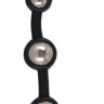 Анальная цепочка с ручкой-кольцом Bendable Silicone Beads - 25 см. купить в секс шопе