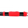 Нежная плеть с красным мехом BDSM Light - 43 см. купить в секс шопе