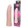 Гнущийся фаллоимитатор телесного цвета Realistic Cock - 20 см. купить в секс шопе