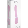 Розовый вибратор OVO F14 для G-стимуляции купить в секс шопе