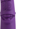 Фиолетовый мини-вибратор Wild Aubergine в виде баклажана купить в секс шопе
