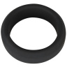 Чёрное эрекционное кольцо из силикона купить в секс шопе