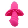 Розовый вибратор INDULGENCE Rechargeable Wild Ride - 16,5 см. купить в секс шопе