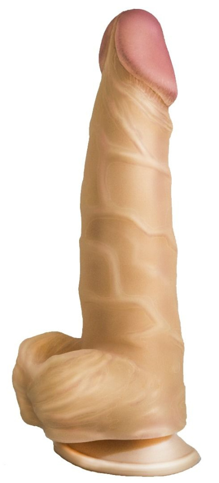 Телесный фаллоимитатор HUMAN COPY 7,8  - 19 см. купить в секс шопе
