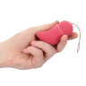 Розовое виброяйцо Vibrating G-spot Egg medium с пультом ДУ купить в секс шопе