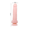 Телесный фаллоимитатор на присоске Super Dildo - 21,5 см. купить в секс шопе