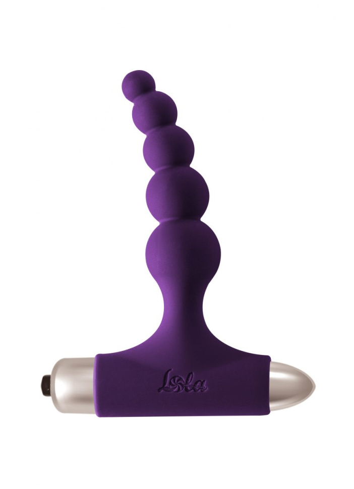 Фиолетовая анальная вибропробка New Edition Splendor - 12,1 см. купить в секс шопе