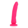 Розовый фаллоимитатор из силикона Delta Сlub Toys Dong Pink Silicone - 20 см. купить в секс шопе