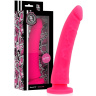 Розовый фаллоимитатор из силикона Delta Сlub Toys Dong Pink Silicone - 20 см. купить в секс шопе