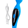 Голубой вибростимулятор COSMY - 18,3 см. купить в секс шопе