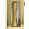 Вибратор с ребристой головкой The Emerald Gold - 16,3 см. купить в секс шопе