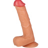 Телесный фаллоимитатор на присоске Ardent - 19,5 см. купить в секс шопе