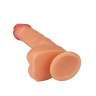 Телесный фаллоимитатор на присоске Ardent - 19,5 см. купить в секс шопе