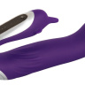 Фиолетовый вибратор Sweet Smile Purple Vibrator Hands-Free - 18 см. купить в секс шопе