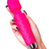 Розовый жезловый вибратор Peony - 20,5 см. купить в секс шопе