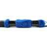 Нежная плеть с синим мехом BDSM Light - 43 см. купить в секс шопе