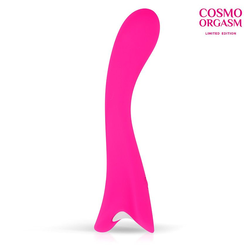 Розовый вибратор для G-стимуляции с 9 режимами вибрации - 19,9 см. купить в секс шопе