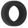 Чёрное эрекционное кольцо Cockring No.39  купить в секс шопе