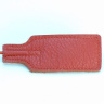 Красный кожаный стек с прямоугольным шлепком - 68 см. купить в секс шопе