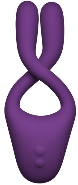 Фиолетовый вибростимулятор Bendable Multi Erogenous Zone Massager with Remote купить в секс шопе