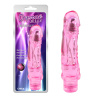 Розовый вибратор Crystal Jelly Limerence - 21,5 см. купить в секс шопе