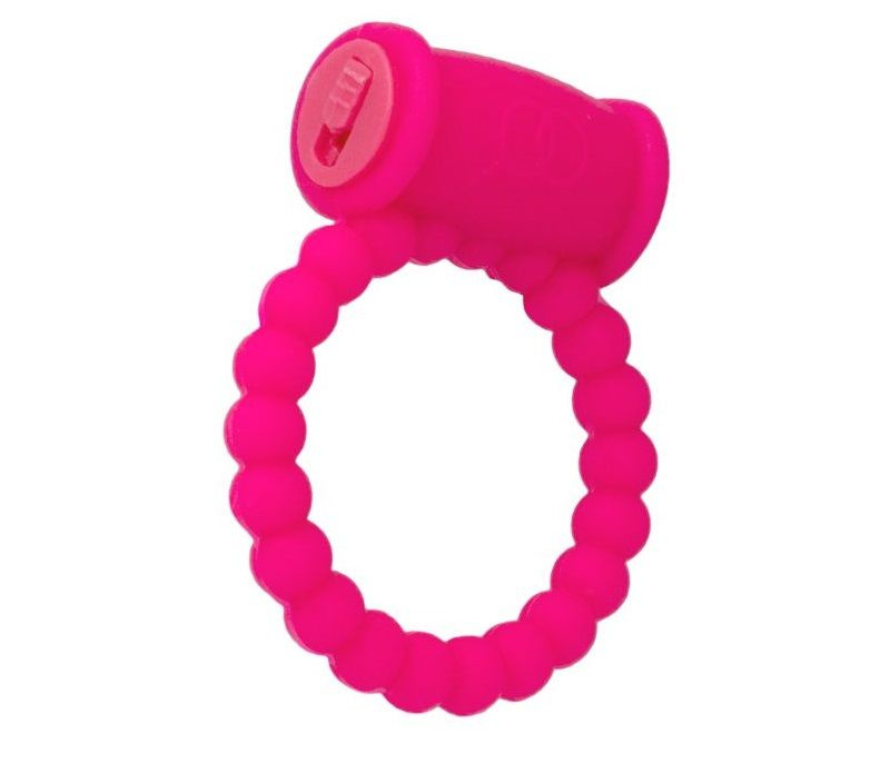 Розовое виброкольцо на пенис A-toys из силикона купить в секс шопе