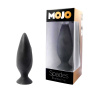 Черная большая анальная пробка Mojo - 11 см. купить в секс шопе