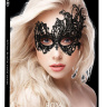 Черная кружевная маска ручной работы Royal Black Lace Mask купить в секс шопе