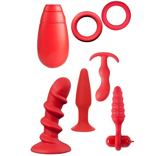 Подарочный набор для мужчин MENZSTUFF VIBRATING PLEASURE SET купить в секс шопе