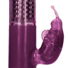 Фиолетовый вибратор-кролик Rotating Butterfly - 22,8 см. купить в секс шопе