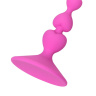 Розовая анальная втулка Eromantica - 8 см. купить в секс шопе