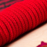 Красная текстильная веревка для бондажа - 1 м. купить в секс шопе